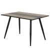Loftscape Table Gander - Imitation chêne artisan / Noir