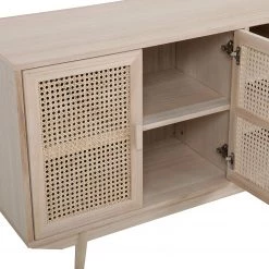 Norrwood Buffet Pini II - Cannage / Placage en bois véritable - Naturel / Paulownia 13 Norrwood Buffet Pini II - Cannage / Placage en bois véritable - Naturel / Paulownia -Meubles de salle à manger Soldes Magasin 1000310551 211125 11183700181 DETAILS P000000001000310551