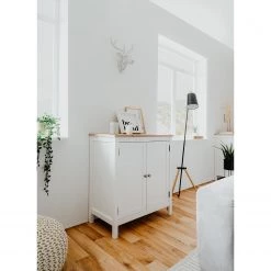 Ridgevalley Buffet Bombita - Blanc / Imitation chêne artisan 13 Ridgevalley Buffet Bombita - Blanc / Imitation chêne artisan -Meubles de salle à manger Soldes Magasin 1000310610 211118 060556000024 MOOD DETAILS P000000001000310610 mood