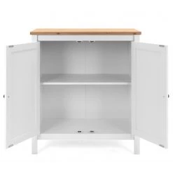 Ridgevalley Buffet Bombita - Blanc / Imitation chêne artisan 15 Ridgevalley Buffet Bombita - Blanc / Imitation chêne artisan -Meubles de salle à manger Soldes Magasin 1000310610 211118 060556000045 DETAILS P000000001000310610