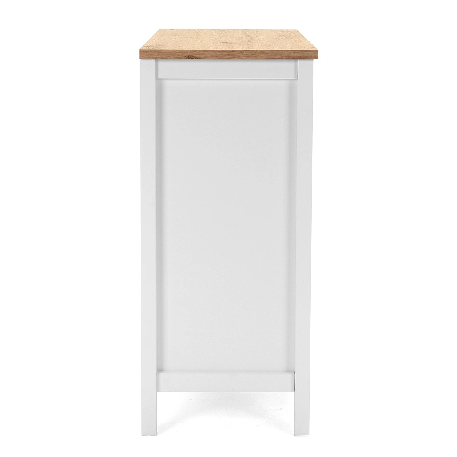 Ridgevalley Buffet Bombita - Blanc / Imitation chêne artisan 10 Ridgevalley Buffet Bombita - Blanc / Imitation chêne artisan – Image 10