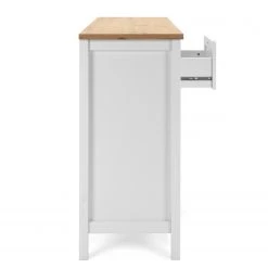 Ridgevalley Buffet Bombita III - Blanc / Imitation chêne artisan -Meubles de salle à manger Soldes Magasin 1000310613 211118 060556000121 DETAILS P000000001000310613