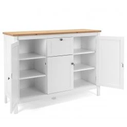 Ridgevalley Buffet Bombita III - Blanc / Imitation chêne artisan -Meubles de salle à manger Soldes Magasin 1000310613 211118 06055600066 DETAILS P000000001000310613