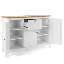 Ridgevalley Buffet Bombita III - Blanc / Imitation chêne artisan -Meubles de salle à manger Soldes Magasin 1000310613 211118 06055600077 DETAILS P000000001000310613