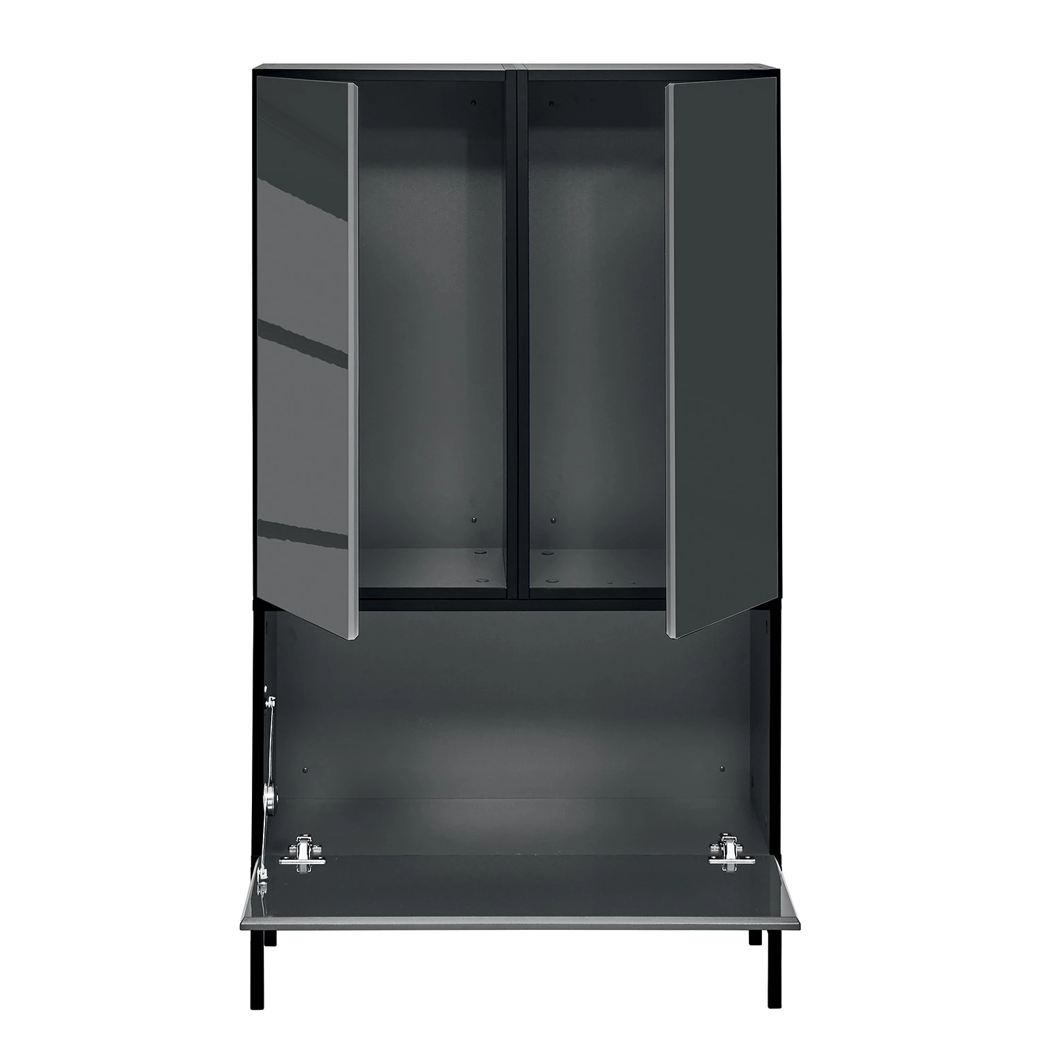 Now! by hülsta Buffet now to go colour I - Gris diamant brillant / Gris diamant 5 Now! by hülsta Buffet now to go colour I - Gris diamant brillant / Gris diamant – Image 5