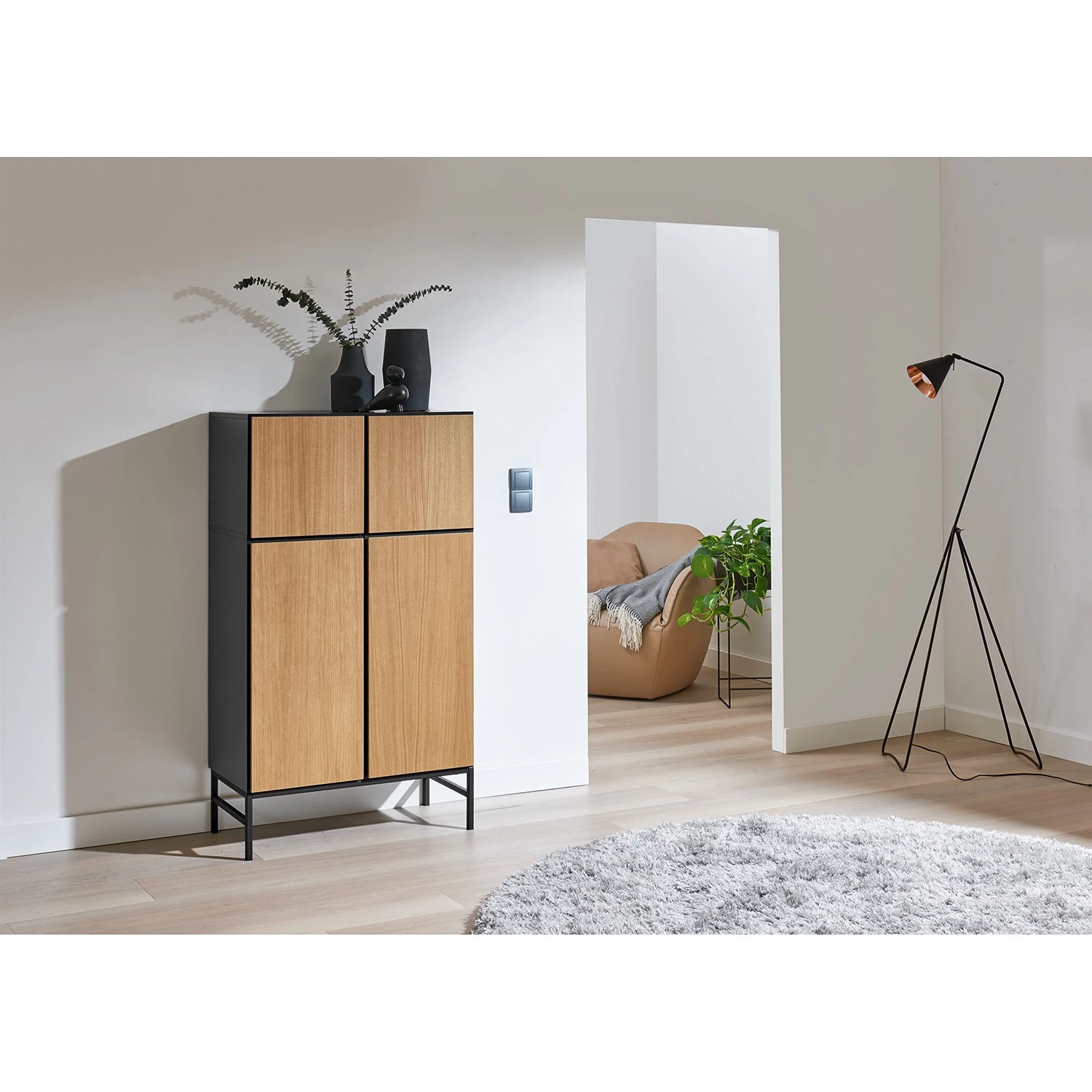 Now! by hülsta Buffet now to go colour II - Chêne naturel / Gris diamant 2 Now! by hülsta Buffet now to go colour II - Chêne naturel / Gris diamant – Image 2