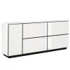 Now! by hülsta Buffet now to go colour IV - Blanc pur brillant / Blanc neige