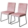 Now! by hülsta Chaises Hülsta now S23 I (lot de 2) - Rose vieilli