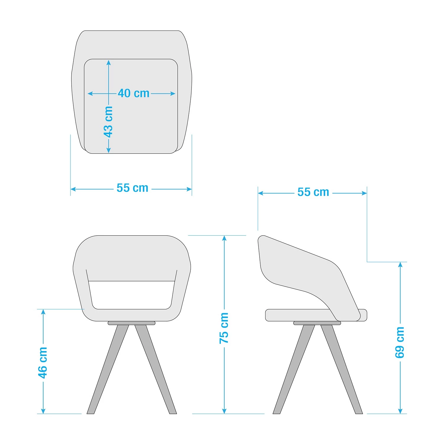 Mørteens Chaise à accoudoirs Buggio - Tissu / Hévéa massif - Tissu Cors: Granite - Lot de 2 16 Mørteens Chaise à accoudoirs Buggio - Tissu / Hévéa massif - Tissu Cors: Granite - Lot de 2 – Image 16