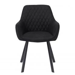 Loftscape Chaises à accoudoirs Lunden (lot de 2) - Anthracite -Meubles de salle à manger Soldes Magasin 1000312439 211207 12101900157 DETAILS P000000001000312439