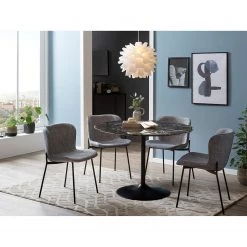 Loftscape Chaises capitonnées Jembrana (lot de 2) - Gris vieilli -Meubles de salle à manger Soldes Magasin 1000312469 211207 12102900360 MOOD DETAILS P000000001000312469 mood