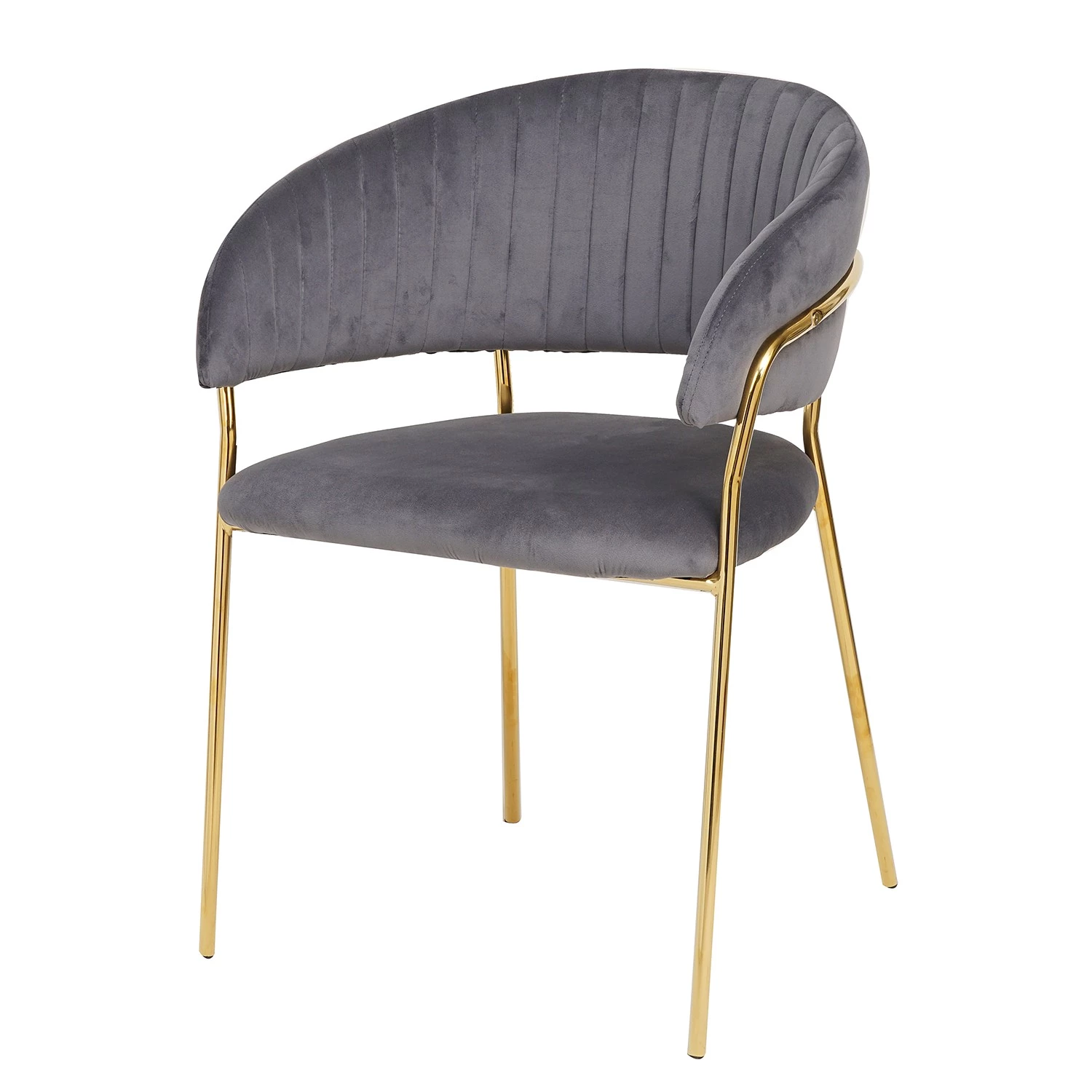 Loftscape Chaise à accoudoirs Masetto II - Gris 1 Loftscape Chaise à accoudoirs Masetto II - Gris