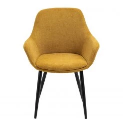 Loftscape Chaises à accoudoirs Mineros (lot de 2) - Jaune moutarde -Meubles de salle à manger Soldes Magasin 1000312522 211207 12104500717 DETAILS P000000001000312522
