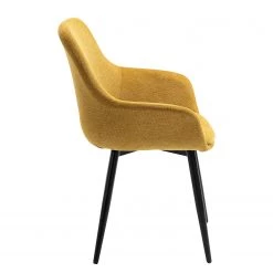 Loftscape Chaises à accoudoirs Mineros (lot de 2) - Jaune moutarde -Meubles de salle à manger Soldes Magasin 1000312522 211207 12104500728 DETAILS P000000001000312522
