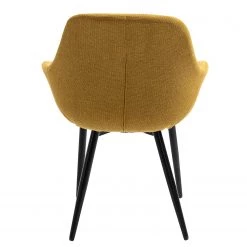 Loftscape Chaises à accoudoirs Mineros (lot de 2) - Jaune moutarde -Meubles de salle à manger Soldes Magasin 1000312522 211207 12104500750 DETAILS P000000001000312522