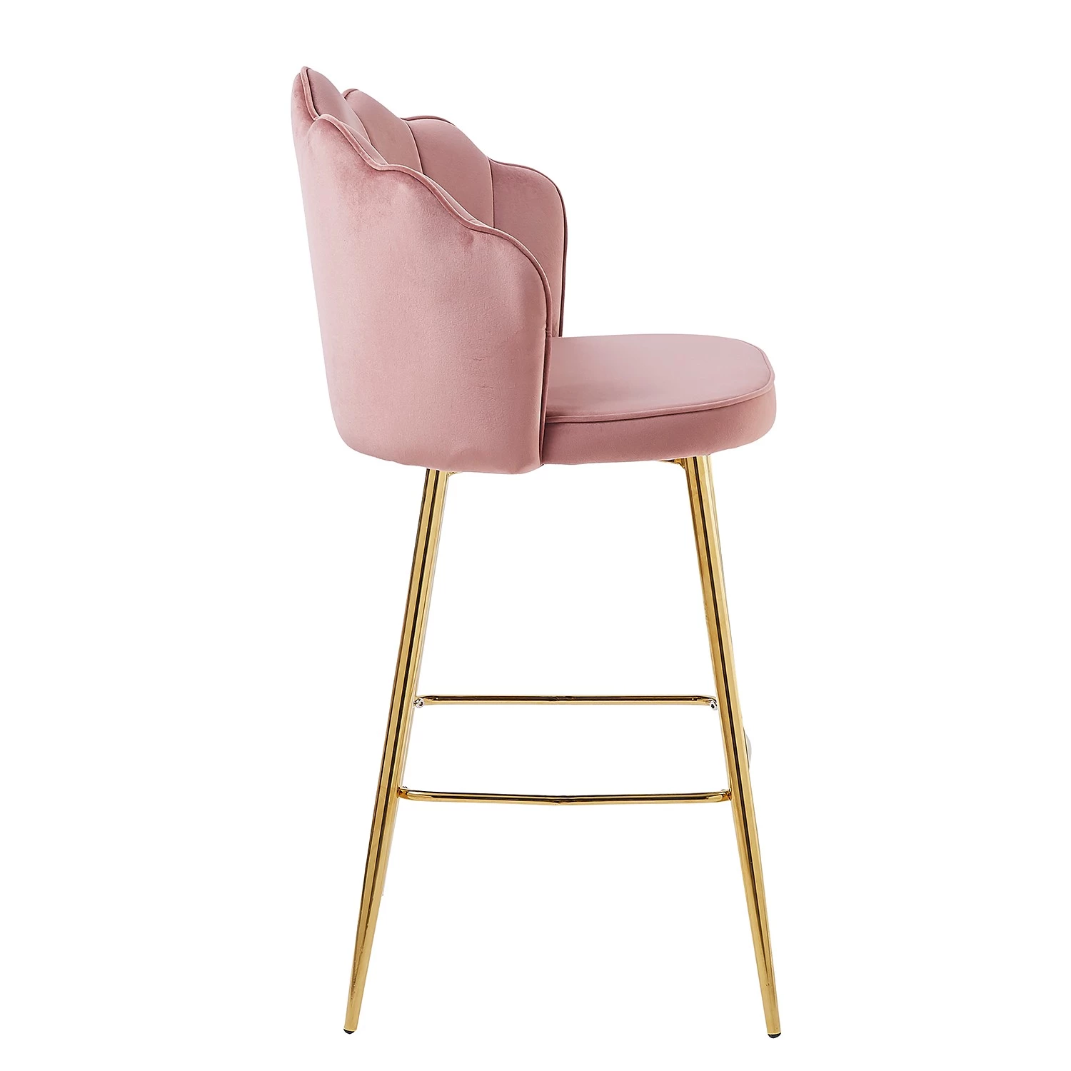 Red Living Chaises de bar Zelda (lot de 2) - Rose bébé 4 Red Living Chaises de bar Zelda (lot de 2) - Rose bébé – Image 4