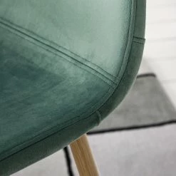 Jack & Alice Chaise capitonnée Iskmo VIII - Velours / Metall - Imitation chêne - Vert menthe - Lot de 4 23 Jack & Alice Chaise capitonnée Iskmo VIII - Velours / Metall - Imitation chêne - Vert menthe - Lot de 4 -Meubles de salle à manger Soldes Magasin 1000312596 211210 09245800178 DETAILS P000000001000312596