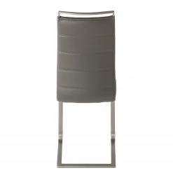 Fredriks Chaise cantilever Lezuza - Cuir synthétique Leja: Gris - Lot de 4 -Meubles de salle à manger Soldes Magasin 1000313231 211209 142232000105 DETAILS P000000001000313231