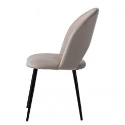 Jack & Alice Chaise capitonnée Salome - Crème - Lot de 2 -Meubles de salle à manger Soldes Magasin 1000313400 211208 12180600138 DETAILS P000000001000313400