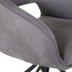 Loftscape Chaise à accoudoirs Seymor - Gris 11 Loftscape Chaise à accoudoirs Seymor - Gris -Meubles de salle à manger Soldes Magasin 1000315288 211214 16250800075 DETAILS P000000001000315288