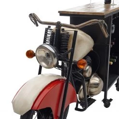 Red Living Bar Buzzwire - Manguier massif / Métal - Manguier / Blanc, rouge et noir -Meubles de salle à manger Soldes Magasin 1000315434 220513 035 DETAILS P000000001000315434