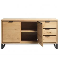 Loftscape Enfilade Limoges - Placage en bois véritable / Métal -Chêne / Noir 15 Loftscape Enfilade Limoges - Placage en bois véritable / Métal -Chêne / Noir -Meubles de salle à manger Soldes Magasin 1000319435 220107 101929000117 DETAILS P000000001000319435