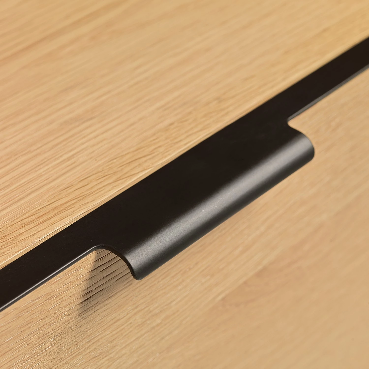 Loftscape Enfilade Limoges - Placage en bois véritable / Métal -Chêne / Noir 11 Loftscape Enfilade Limoges - Placage en bois véritable / Métal -Chêne / Noir – Image 11