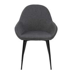 Loftscape Chaises à accoudoirs Kia II (lot de 2) - Tissu / Fer - Gris / Noir 14 Loftscape Chaises à accoudoirs Kia II (lot de 2) - Tissu / Fer - Gris / Noir -Meubles de salle à manger Soldes Magasin 1000319580 220128 1257020030 DETAILS P000000001000319580