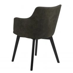 Loftscape Chaises à accoudoirs Kampen I (lot de 2) - Vert olive foncé -Meubles de salle à manger Soldes Magasin 1000319597 220128 1257090050 DETAILS P000000001000319597