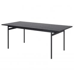 Loftscape Table Alsace - Fer - Cendre noire / Noir