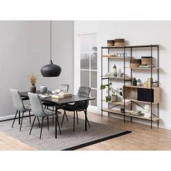 Loftscape Table Alsace - Fer - Cendre noire / Noir 13 Loftscape Table Alsace - Fer - Cendre noire / Noir -Meubles de salle à manger Soldes Magasin 1000319602 220128 1257120021 MOOD DETAILS P000000001000319602 mood