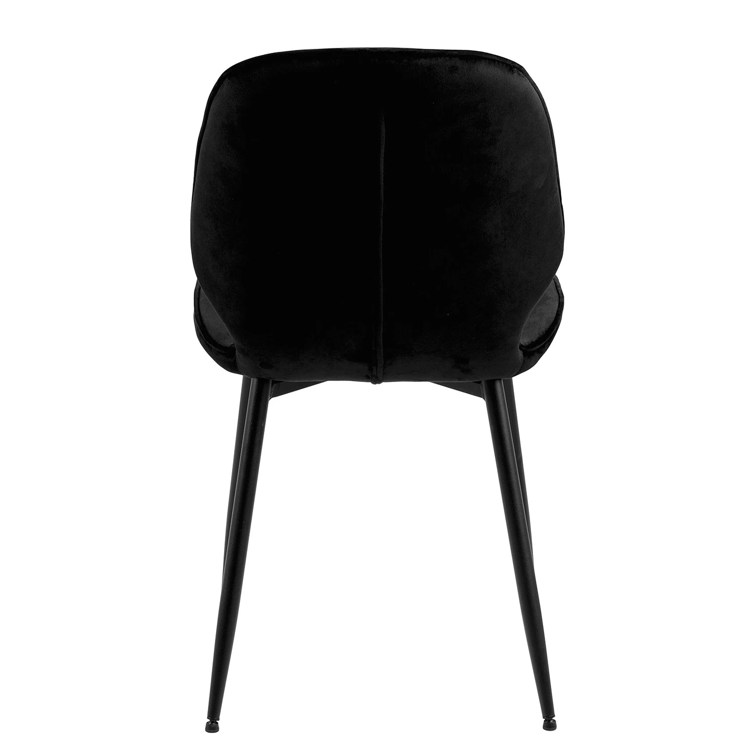 Loftscape Chaises capitonnées Kerang II (lot de 2) - Velours / Fer - Noir 7 Loftscape Chaises capitonnées Kerang II (lot de 2) - Velours / Fer - Noir – Image 7