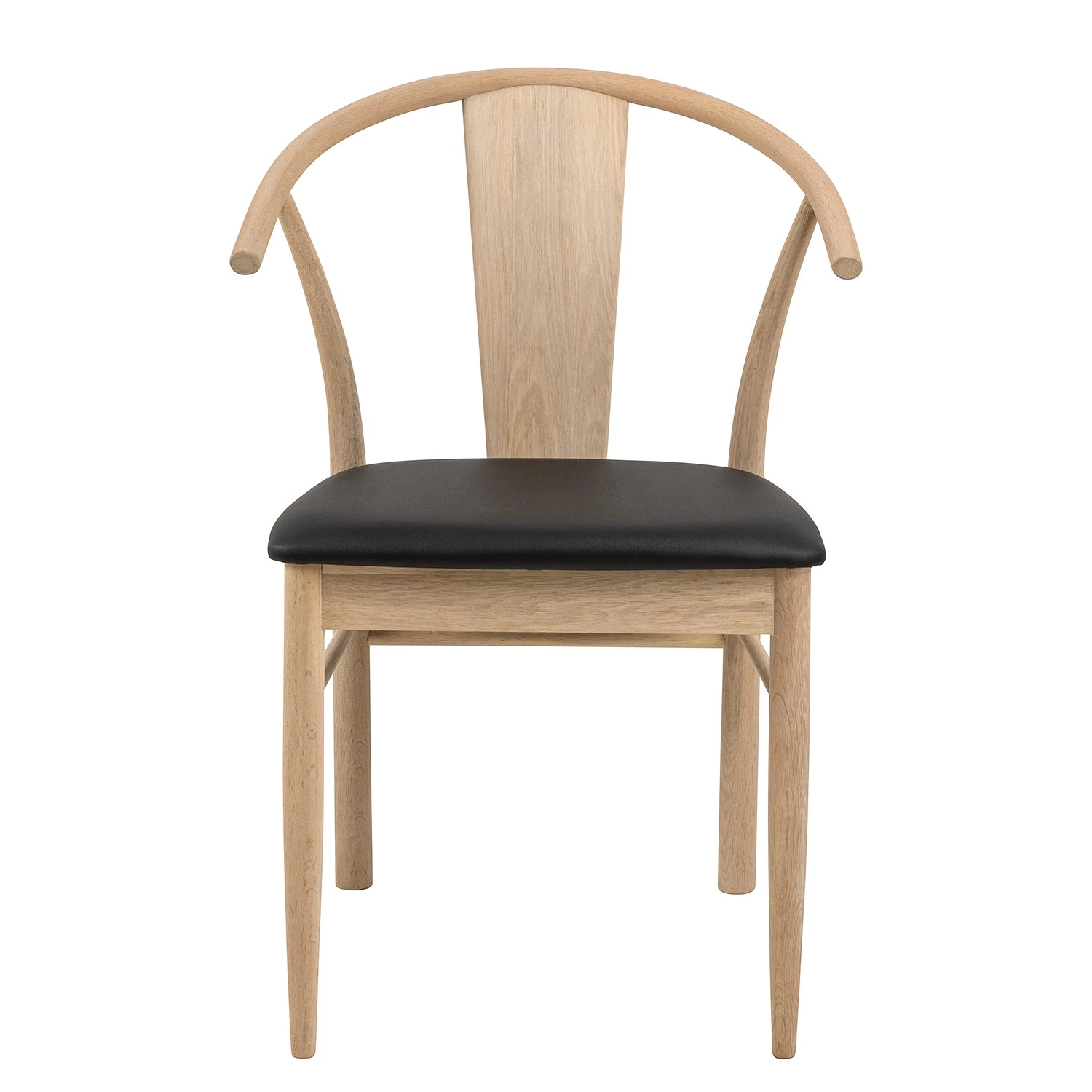 Loftscape Chaises Porras I (lot de 2) - Noir / Imitation chêne clair 2 Loftscape Chaises Porras I (lot de 2) - Noir / Imitation chêne clair – Image 2