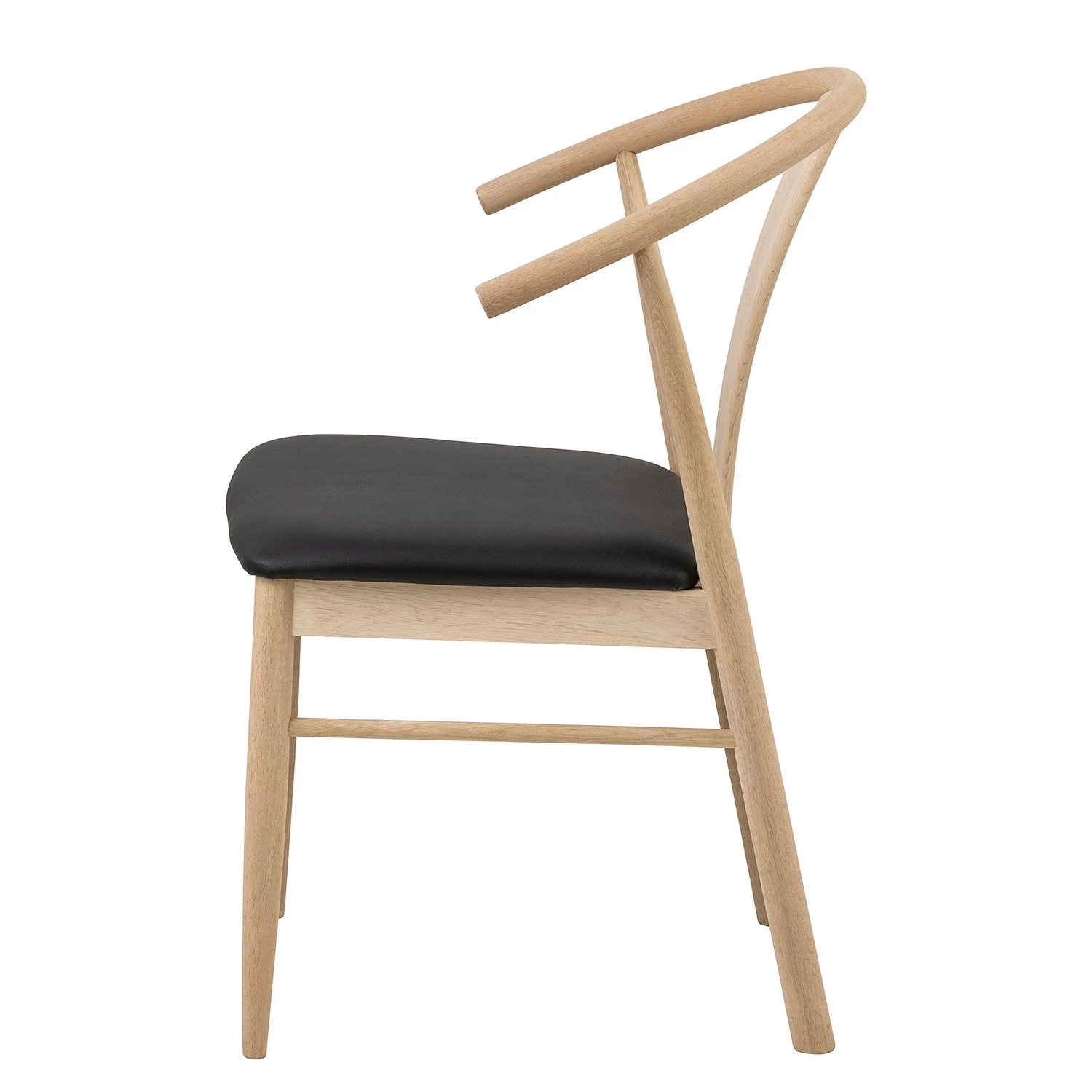 Loftscape Chaises Porras I (lot de 2) - Noir / Imitation chêne clair 3 Loftscape Chaises Porras I (lot de 2) - Noir / Imitation chêne clair – Image 3