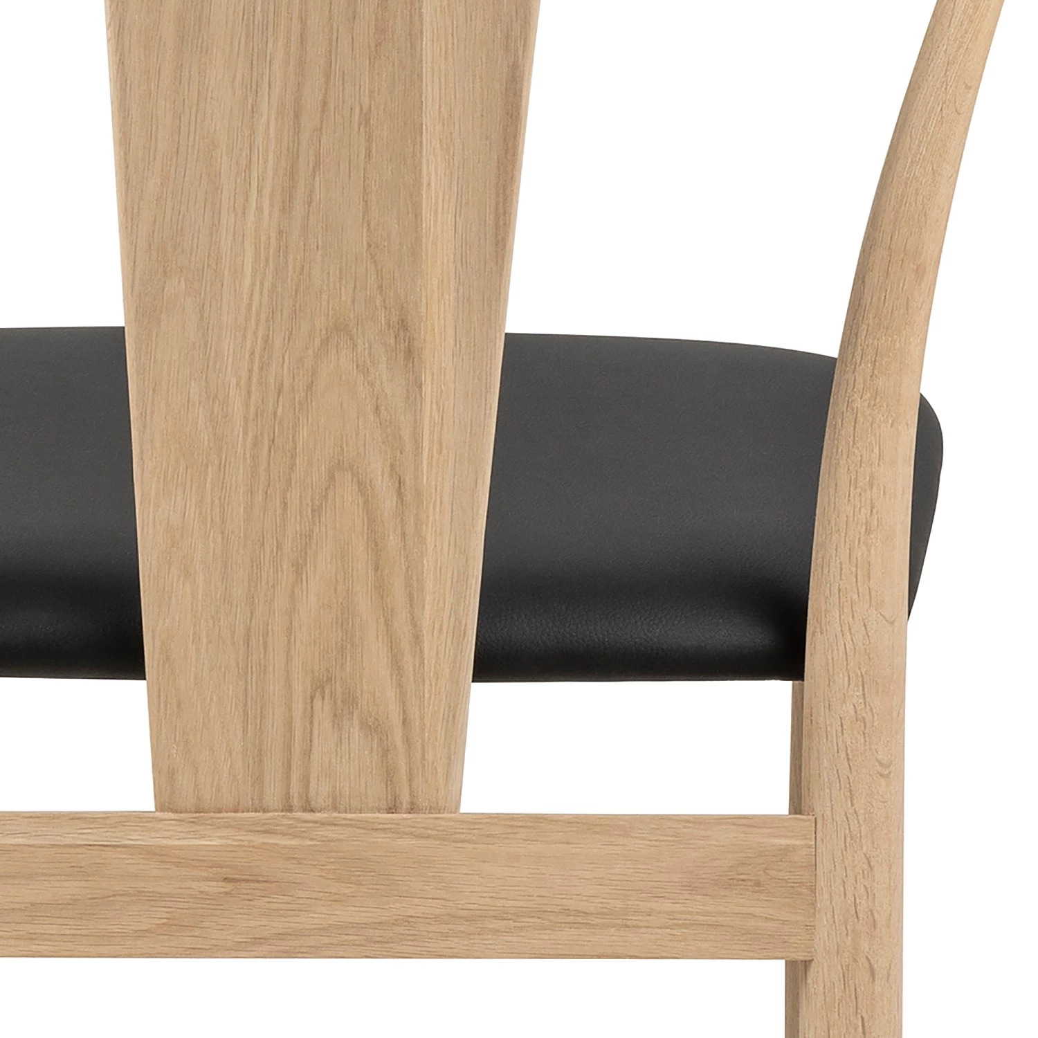 Loftscape Chaises Porras I (lot de 2) - Noir / Imitation chêne clair 6 Loftscape Chaises Porras I (lot de 2) - Noir / Imitation chêne clair – Image 6