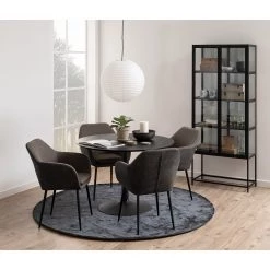 Loftscape Table Ireby I - Partiellement en frêne massif / Fer - Frêne noir / Noir -Meubles de salle à manger Soldes Magasin 1000319645 220128 1257270023 MOOD DETAILS P000000001000319645 mood