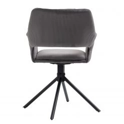 Loftscape Chaises à accoudoirs Keldur I (lot de 2) - Corde / Acier - Gris / Noir -Meubles de salle à manger Soldes Magasin 1000329356 220203 16142000045 DETAILS P000000001000329356