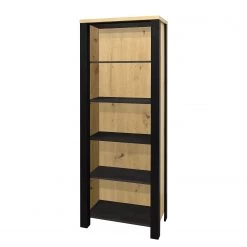 Red Living Étagère Zagora - Imitation chêne à nœuds / Noir