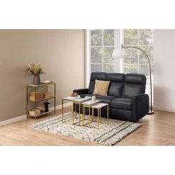 Fredriks Étagère Katori II - Verre / Métal - Imitation marbre blanc / Doré -Meubles de salle à manger Soldes Magasin 1000330565 220208 14503000021 MOOD DETAILS P000000001000330565 mood