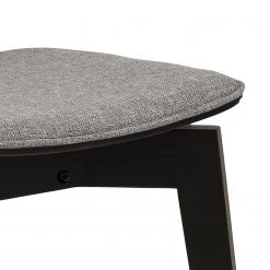 Loftscape Chaises Rigby II (lot de 2) - Tissu / Hévéa massif - Gris / Noir -Meubles de salle à manger Soldes Magasin 1000330926 220223 080 DETAILS P000000001000330926