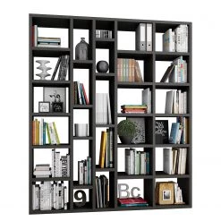 Loftscape Étagères Emporior XVIII - Imitation chêne marron-noir