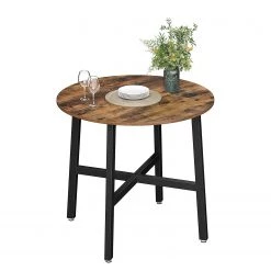 Red Living Table Montono - Imitation bois recyclé / Noir -Meubles de salle à manger Soldes Magasin 1000332558 220303 030 DETAILS P000000001000332558