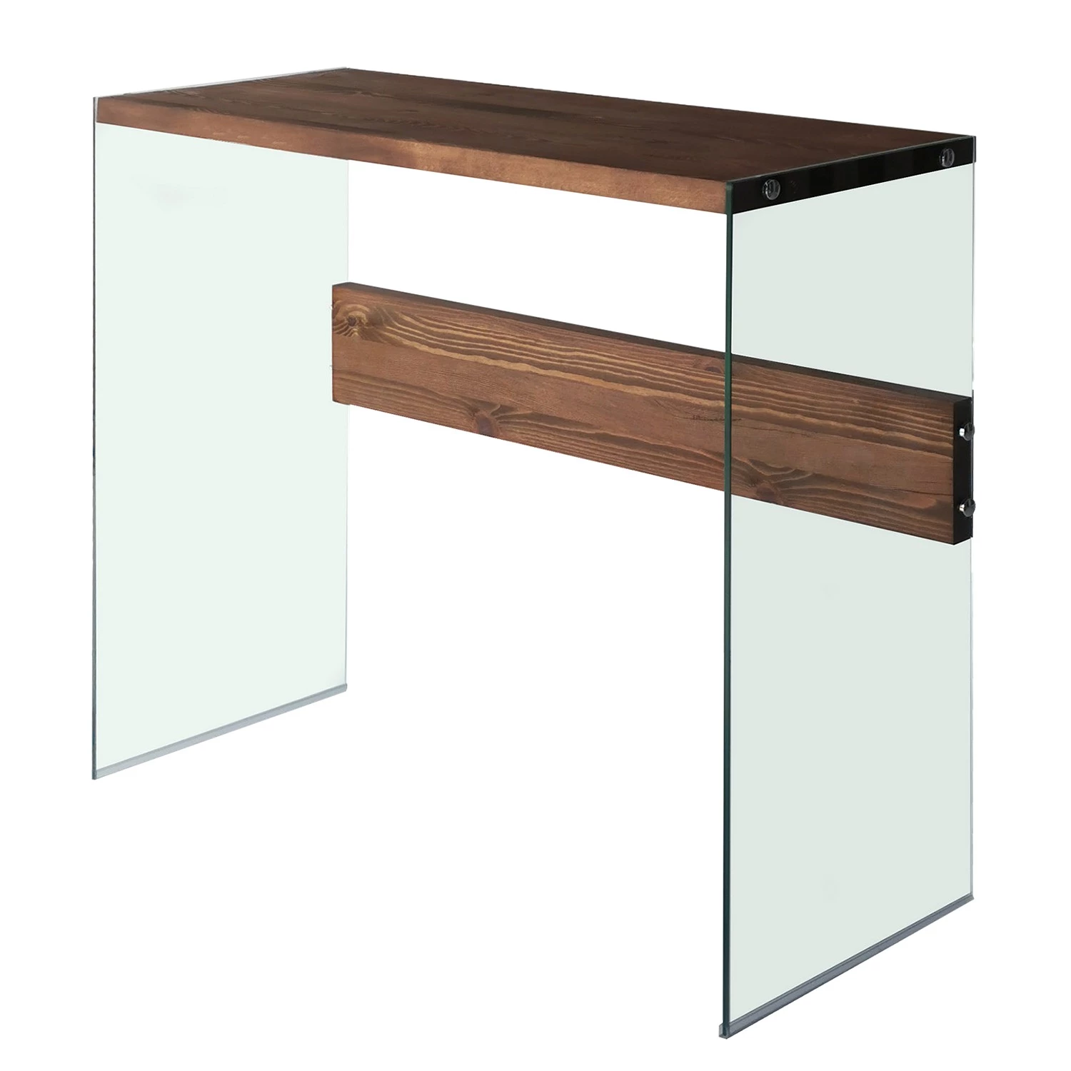 Loftscape Console Rodgau - Verre / Pin massif - Pin 1 Loftscape Console Rodgau - Verre / Pin massif - Pin