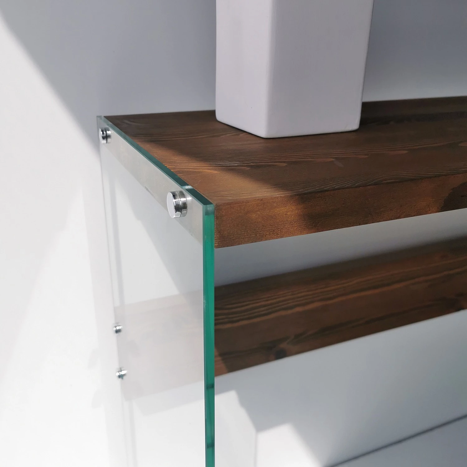 Loftscape Console Rodgau - Verre / Pin massif - Pin 5 Loftscape Console Rodgau - Verre / Pin massif - Pin – Image 5