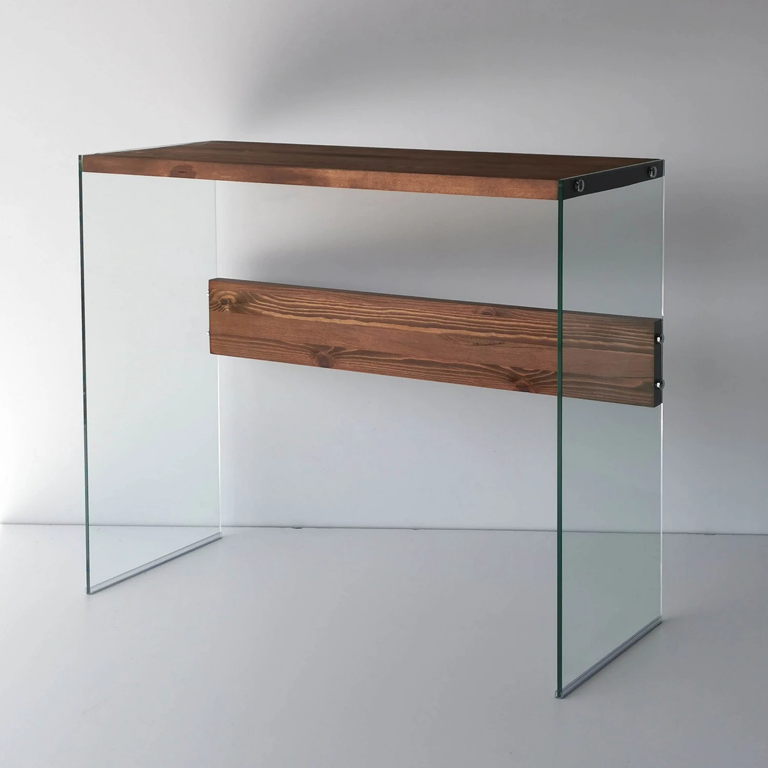 Loftscape Console Rodgau - Verre / Pin massif - Pin 7 Loftscape Console Rodgau - Verre / Pin massif - Pin – Image 7
