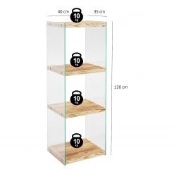 Loftscape Étagère Rodgau - Verre / Pin massif - Pin - Hauteur : 120 cm 11 Loftscape Étagère Rodgau - Verre / Pin massif - Pin - Hauteur : 120 cm -Meubles de salle à manger Soldes Magasin 1000333714 220302 500 SKETCH DETAILS P000000001000333714 sketch