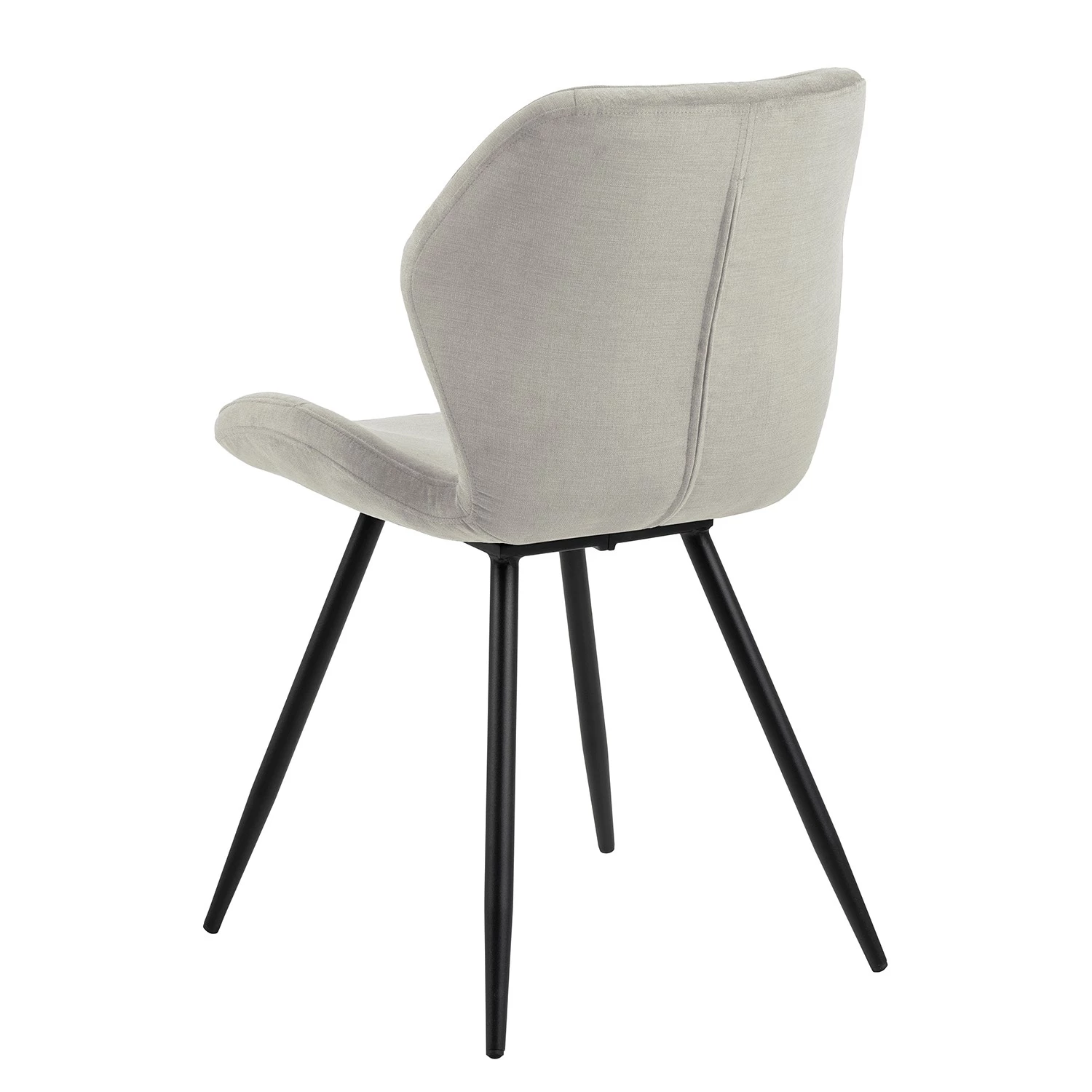 Loftscape Chaises capitonnées Runcorn (lot de 2) - Gris lumineux 5 Loftscape Chaises capitonnées Runcorn (lot de 2) - Gris lumineux – Image 5