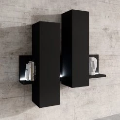 Loftscape Meuble haut Littor - Avec éclairage inclus - Noir 7 Loftscape Meuble haut Littor - Avec éclairage inclus - Noir -Meubles de salle à manger Soldes Magasin 1000339741 220311 021 MOOD DETAILS P000000001000339741 mood