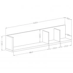 Loftscape Étagère murale Lahntal -Meubles de salle à manger Soldes Magasin 1000339975 220317 500 SKETCH DETAILS P000000001000339975 sketch
