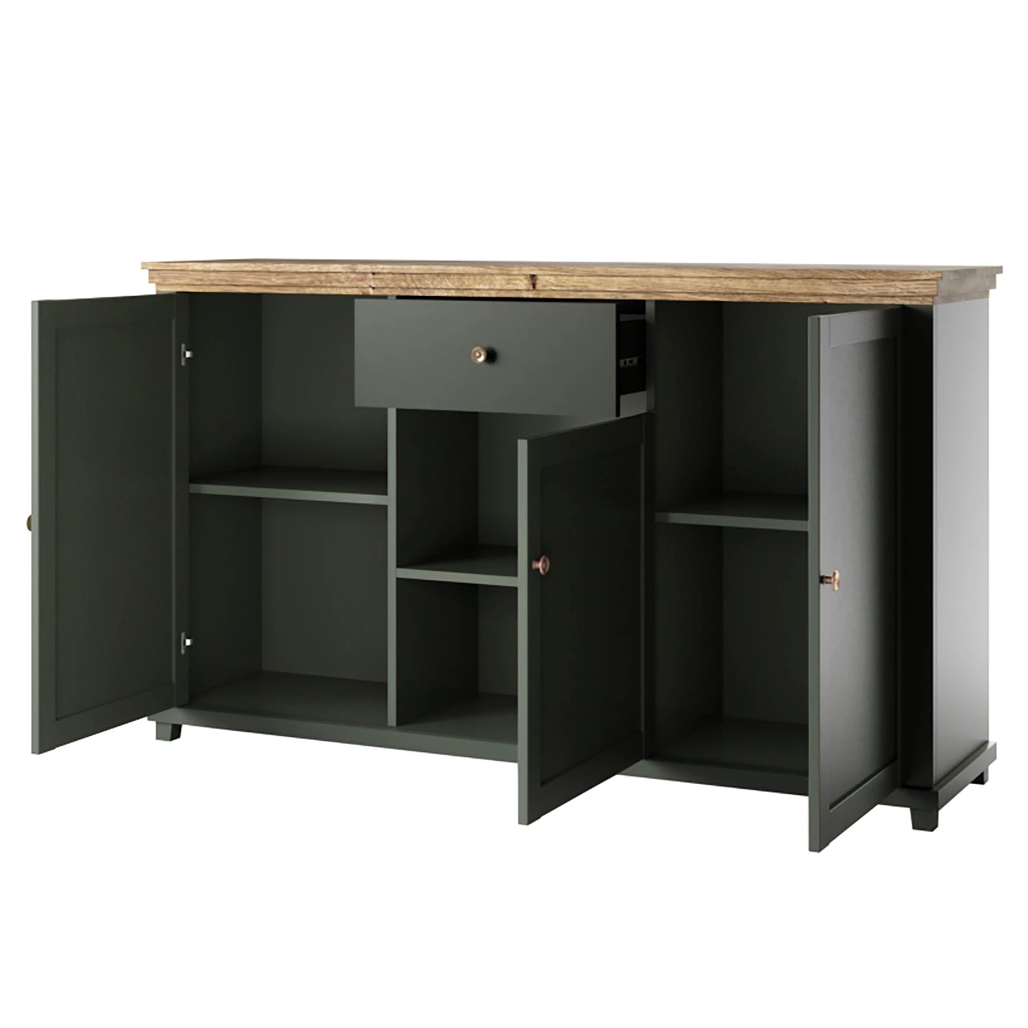 Ridgevalley Buffet Emmanuela II - Vert foncé 3 Ridgevalley Buffet Emmanuela II - Vert foncé – Image 3